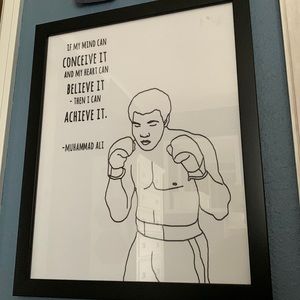 Muhammad Ali Inspirational Wall Art